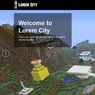 Lorem City Home Page